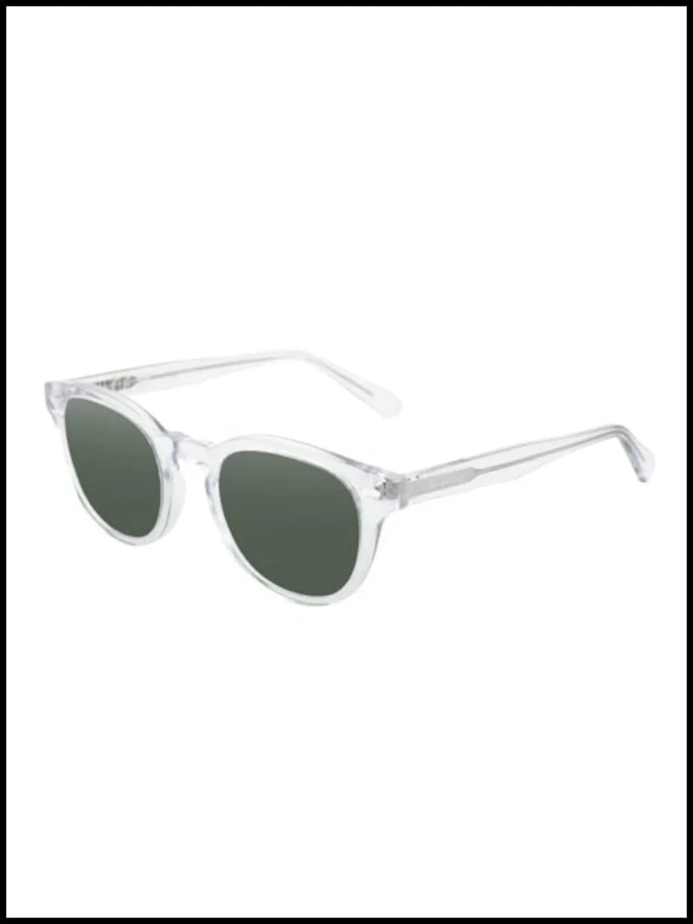 Retro Round Polarized Sunglasses UV Protection Biodegradable Acetate